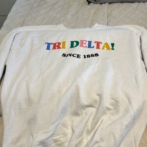 White Tri Delta Sweatshirt